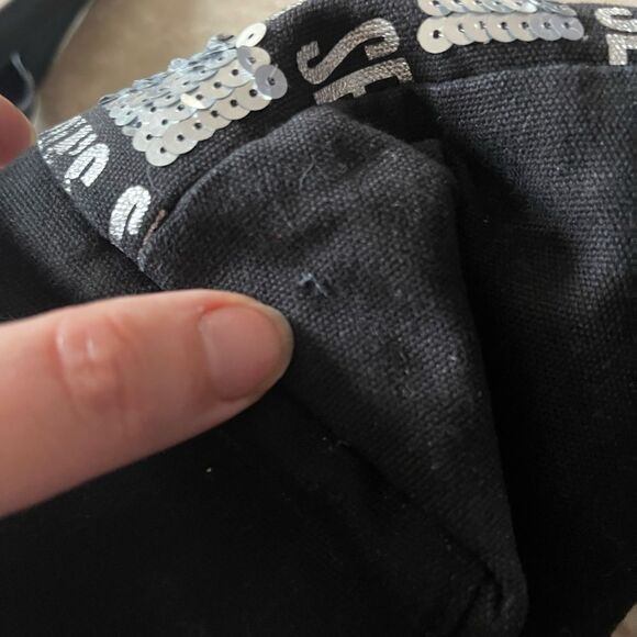 Victorias Secret Tote Sequin Bling Tote Weekender Bag Limited - Picture 8 of 10